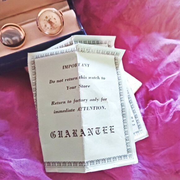 Vintage Sheffield Watch & Locket Cufflinks - Picture 3 of 3